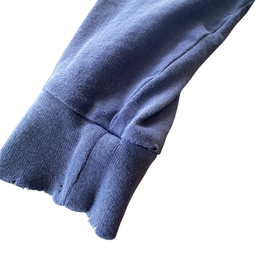 Y2K Victoria Secret PINK Long Sleeve TShirt Womens S Distressed Purple Lounge - Picture 5 of 13